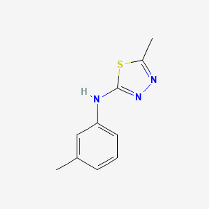 5-methyl-N-(3-methylphenyl)-1,3,4-thiadiazol-2-amine