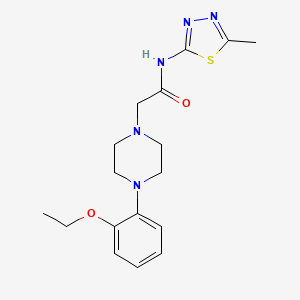 2-[4-(2-ethoxyphenyl)piperazin-1-yl]-N-(5-methyl-1,3,4-thiadiazol-2-yl)acetamide