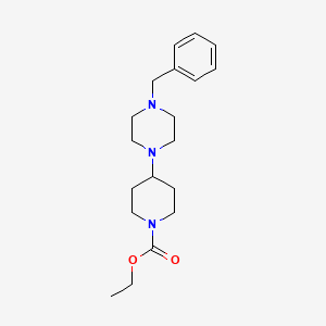 ethyl 4-(4-benzyl-1-piperazinyl)-1-piperidinecarboxylate