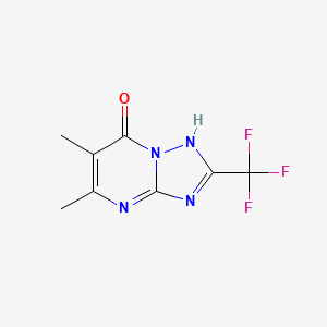 5,6-Dimethyl-2-(trifluoromethyl)[1,2,4]triazolo[1,5-a]pyrimidin-7-ol