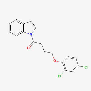 4-(2,4-dichlorophenoxy)-1-(2,3-dihydro-1H-indol-1-yl)butan-1-one