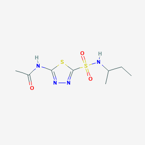 N-{5-[(sec-butylamino)sulfonyl]-1,3,4-thiadiazol-2-yl}acetamide