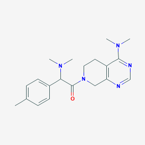 7-[(dimethylamino)(4-methylphenyl)acetyl]-N,N-dimethyl-5,6,7,8-tetrahydropyrido[3,4-d]pyrimidin-4-amine