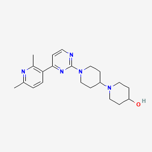 1'-[4-(2,6-dimethylpyridin-3-yl)pyrimidin-2-yl]-1,4'-bipiperidin-4-ol