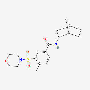 N-bicyclo[2.2.1]hept-2-yl-4-methyl-3-(morpholin-4-ylsulfonyl)benzamide