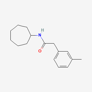 N-cycloheptyl-2-(3-methylphenyl)acetamide