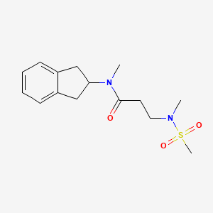 N~1~-(2,3-dihydro-1H-inden-2-yl)-N~1~,N~3~-dimethyl-N~3~-(methylsulfonyl)-beta-alaninamide