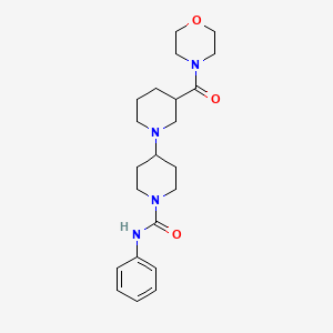 3-(morpholin-4-ylcarbonyl)-N-phenyl-1,4'-bipiperidine-1'-carboxamide