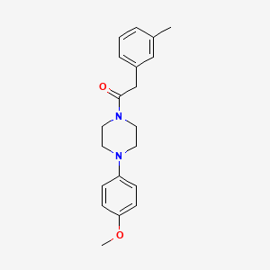 1-[4-(4-Methoxyphenyl)piperazin-1-yl]-2-(3-methylphenyl)ethanone