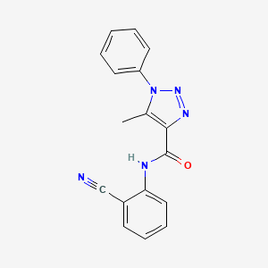 N-(2-cyanophenyl)-5-methyl-1-phenyltriazole-4-carboxamide