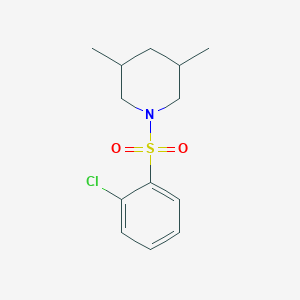 1-(2-Chlorobenzenesulfonyl)-3,5-dimethylpiperidine