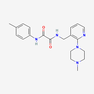 N-(4-methylphenyl)-N'-{[2-(4-methylpiperazin-1-yl)pyridin-3-yl]methyl}ethanediamide