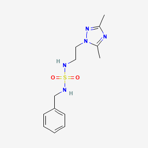 N-benzyl-N'-[2-(3,5-dimethyl-1H-1,2,4-triazol-1-yl)ethyl]sulfamide