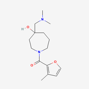 4-[(dimethylamino)methyl]-1-(3-methyl-2-furoyl)-4-azepanol