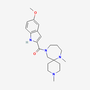 11-[(5-methoxy-1H-indol-2-yl)carbonyl]-3,7-dimethyl-3,7,11-triazaspiro[5.6]dodecane