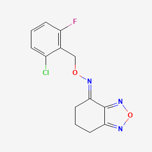 (4E)-N-[(2-chloro-6-fluorobenzyl)oxy]-6,7-dihydro-2,1,3-benzoxadiazol-4(5H)-imine