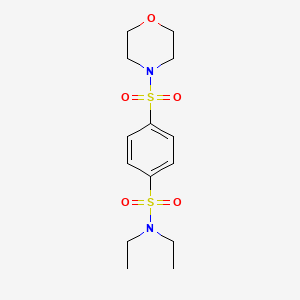 N~1~,N~1~-diethyl-4-(morpholinosulfonyl)-1-benzenesulfonamide