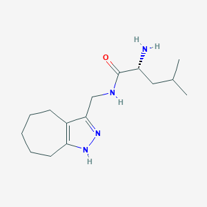 N~1~-(1,4,5,6,7,8-hexahydrocyclohepta[c]pyrazol-3-ylmethyl)-D-leucinamide