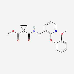 methyl 1-[({[2-(2-methoxyphenoxy)pyridin-3-yl]methyl}amino)carbonyl]cyclopropanecarboxylate