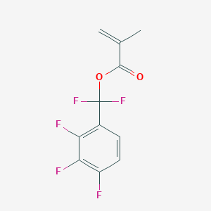 molecular formula C11H7F5O2 B054240 2,3,4,5,6-五氟苄基甲基丙烯酸酯 CAS No. 114859-23-3