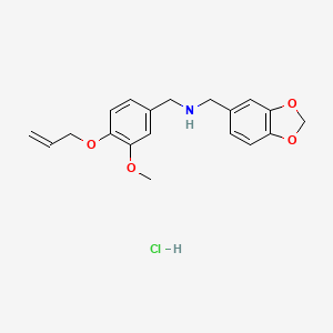 [4-(allyloxy)-3-methoxybenzyl](1,3-benzodioxol-5-ylmethyl)amine hydrochloride