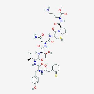 molecular formula C45H69N9O12S2 B054245 dGVTA CAS No. 115499-13-3