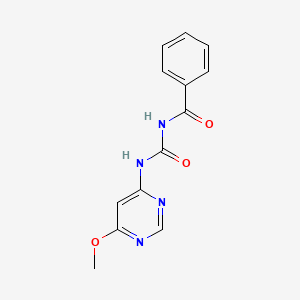 N-[(6-methoxypyrimidin-4-yl)carbamoyl]benzamide