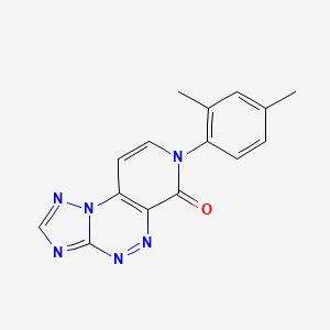 11-(2,4-Dimethylphenyl)-2,3,5,7,8,11-hexazatricyclo[7.4.0.02,6]trideca-1(9),3,5,7,12-pentaen-10-one