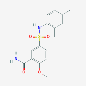 5-[(2,4-Dimethylphenyl)sulfamoyl]-2-methoxybenzamide