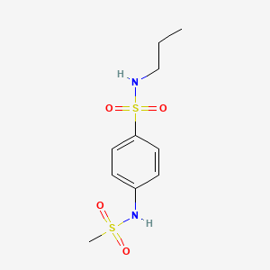 4-METHANESULFONAMIDO-N-PROPYLBENZENE-1-SULFONAMIDE