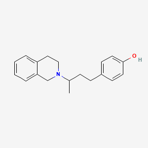 4-[3-(3,4-dihydro-1H-isoquinolin-2-yl)butyl]phenol