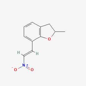 2-methyl-7-(2-nitrovinyl)-2,3-dihydro-1-benzofuran