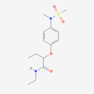 N-ethyl-2-{4-[methyl(methylsulfonyl)amino]phenoxy}butanamide