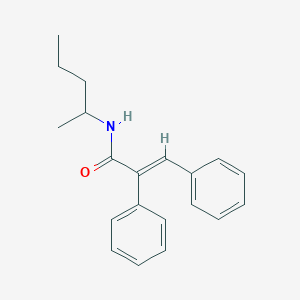 (2E)-N-(pentan-2-yl)-2,3-diphenylprop-2-enamide