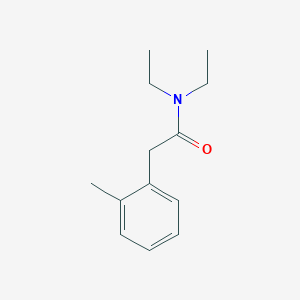 molecular formula C13H19NO B5426076 N,N-diethyl-2-(2-methylphenyl)acetamide 