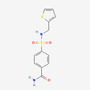 4-(thiophen-2-ylmethylsulfamoyl)benzamide