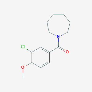 molecular formula C14H18ClNO2 B5426143 1-(3-chloro-4-methoxybenzoyl)azepane 