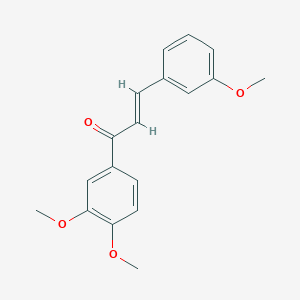 molecular formula C18H18O4 B5426208 (2E)-1-(3,4-dimethoxyphenyl)-3-(3-methoxyphenyl)prop-2-en-1-one 