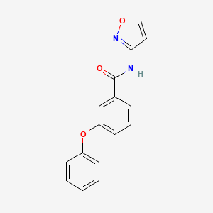 molecular formula C16H12N2O3 B5426255 N-(1,2-oxazol-3-yl)-3-phenoxybenzamide 