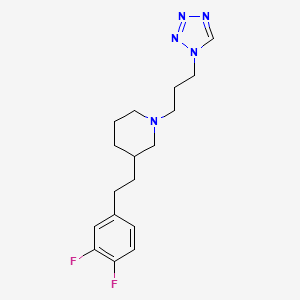 3-[2-(3,4-difluorophenyl)ethyl]-1-[3-(1H-tetrazol-1-yl)propyl]piperidine