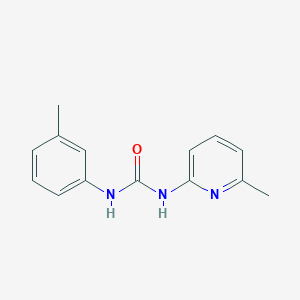 molecular formula C14H15N3O B5426353 1-(3-Methylphenyl)-3-(6-methylpyridin-2-yl)urea 