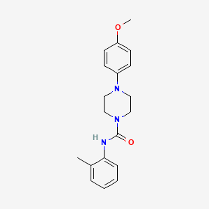 4-(4-methoxyphenyl)-N-(2-methylphenyl)-1-piperazinecarboxamide