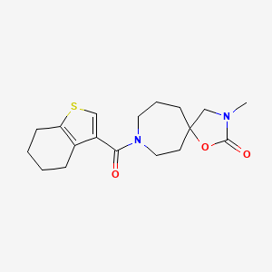 3-methyl-8-(4,5,6,7-tetrahydro-1-benzothien-3-ylcarbonyl)-1-oxa-3,8-diazaspiro[4.6]undecan-2-one