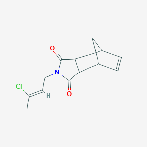 4-(3-chloro-2-buten-1-yl)-4-azatricyclo[5.2.1.0~2,6~]dec-8-ene-3,5-dione