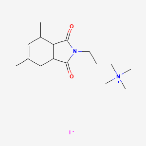 3-(4,6-dimethyl-1,3-dioxo-1,3,3a,4,7,7a-hexahydro-2H-isoindol-2-yl)-N,N,N-trimethyl-1-propanaminium iodide