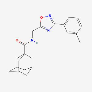 N-{[3-(3-methylphenyl)-1,2,4-oxadiazol-5-yl]methyl}-1-adamantanecarboxamide