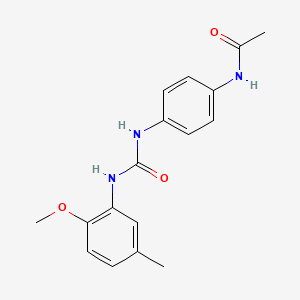 N-(4-{[(2-methoxy-5-methylphenyl)carbamoyl]amino}phenyl)acetamide