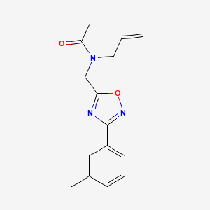 N-allyl-N-{[3-(3-methylphenyl)-1,2,4-oxadiazol-5-yl]methyl}acetamide