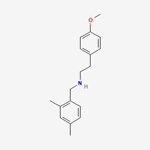 molecular formula C18H23NO B5426729 (2,4-dimethylbenzyl)[2-(4-methoxyphenyl)ethyl]amine 