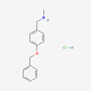 [4-(benzyloxy)benzyl]methylamine hydrochloride